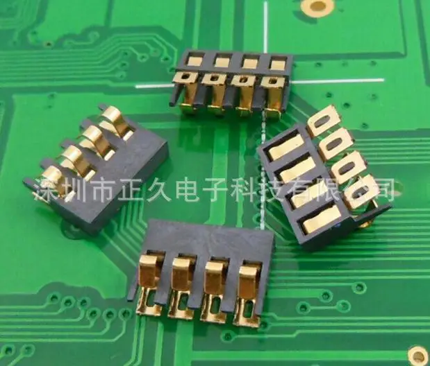 Бесплатная доставка 4P Тип шрапнель разъем мобильного аккумулятора ZJ-4P-2.0PH-3.4H 4PIN