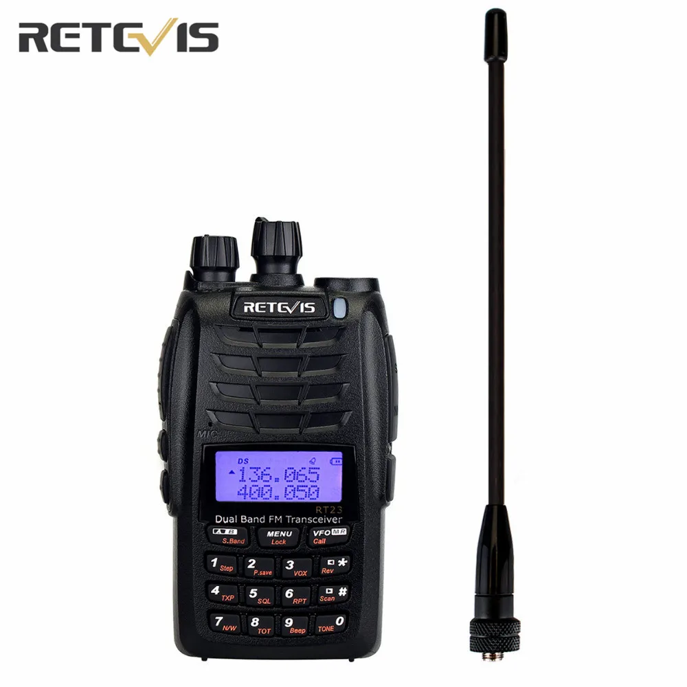 3 шт. Retevis RT23 рация поперечный ретранслятор 5 Вт двухдиапазонный UHF VHF Dual PTT/Receive 128Ch