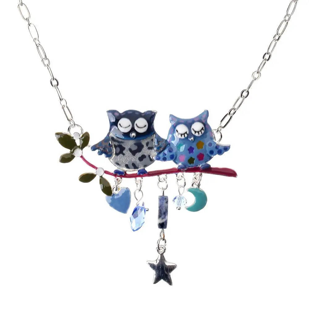 Женское длинное ожерелье Cring Coco серебряная цепочка из сплава с эмалью