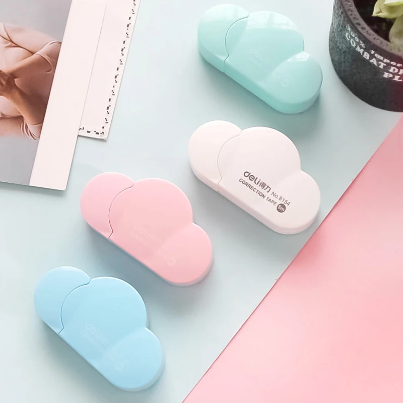 5 м простой оригинальный цвет мини облака Корректирующая лента клейкий клей для