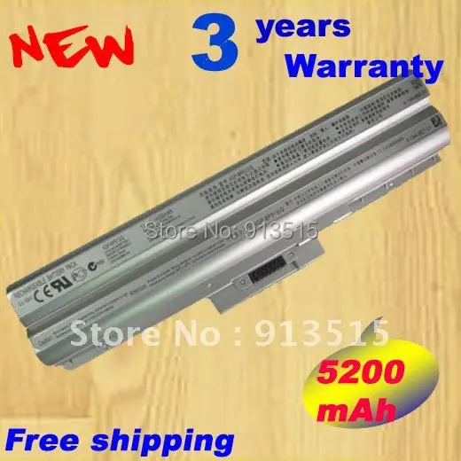 Серебристый Аккумулятор для SONY VGP BPS13/S BPS13AS BPS13B/S BPS13A/S Новый аккумулятор VGN CS28|battery