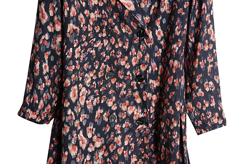 2018 новое летнее женское платье сексуальное с длинным рукавом офисное цветочный