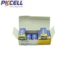 10 шт. PKCELL 9V Батарея 6F22 супер сильный батареи 9В марганцево-Цинковый non-перезаряжаемые Батарея для радио электронный термометр