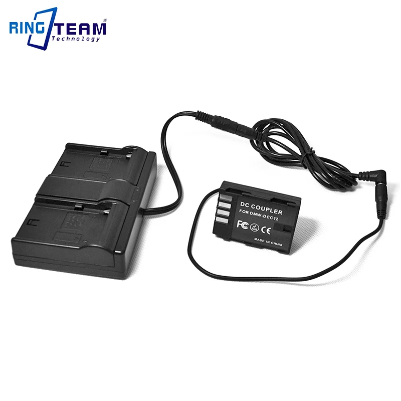 Зарядное устройство для двух батарей адаптер фотоаппаратов Panasonic Lumix NP F970 GH4 GH5 GH5s