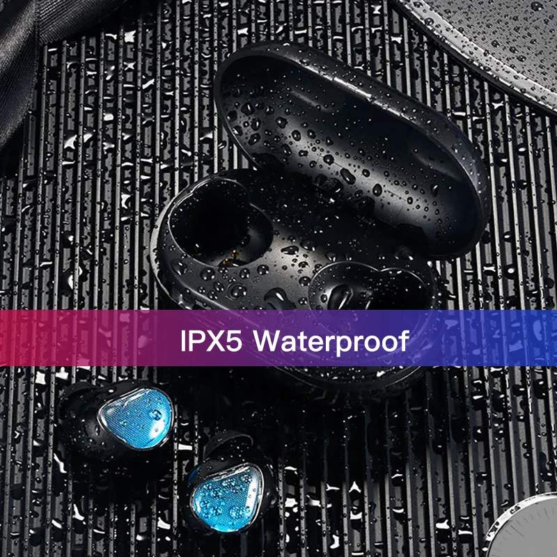 ! ACCEZZ наушники вкладыши TWS Bluetooth 5 0 беспроводной IPX5 водонепроницаемый Hi Fi стерео