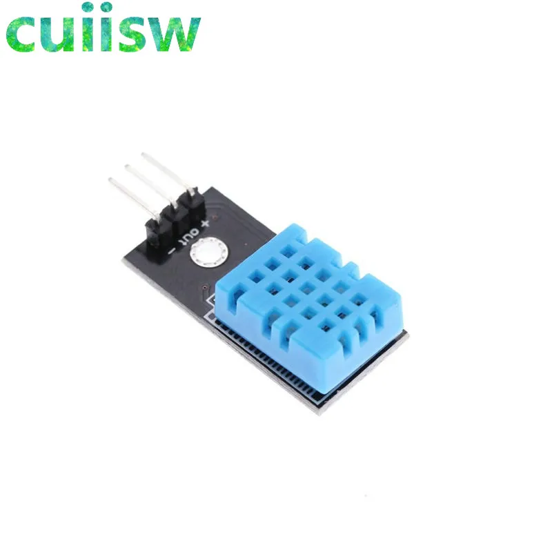 Модуль датчика температуры и относительной влажности DHT11 с кабелем для arduino 5