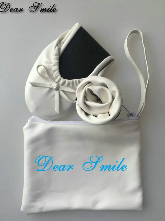 Бесплатная доставка! 2017 популярные женские складывающиеся Свадебные балетки с