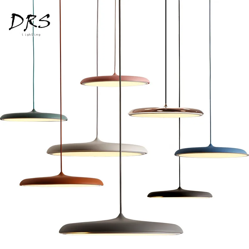 Современный художественный дизайн LED подвесной светильник UFO круглая пластина