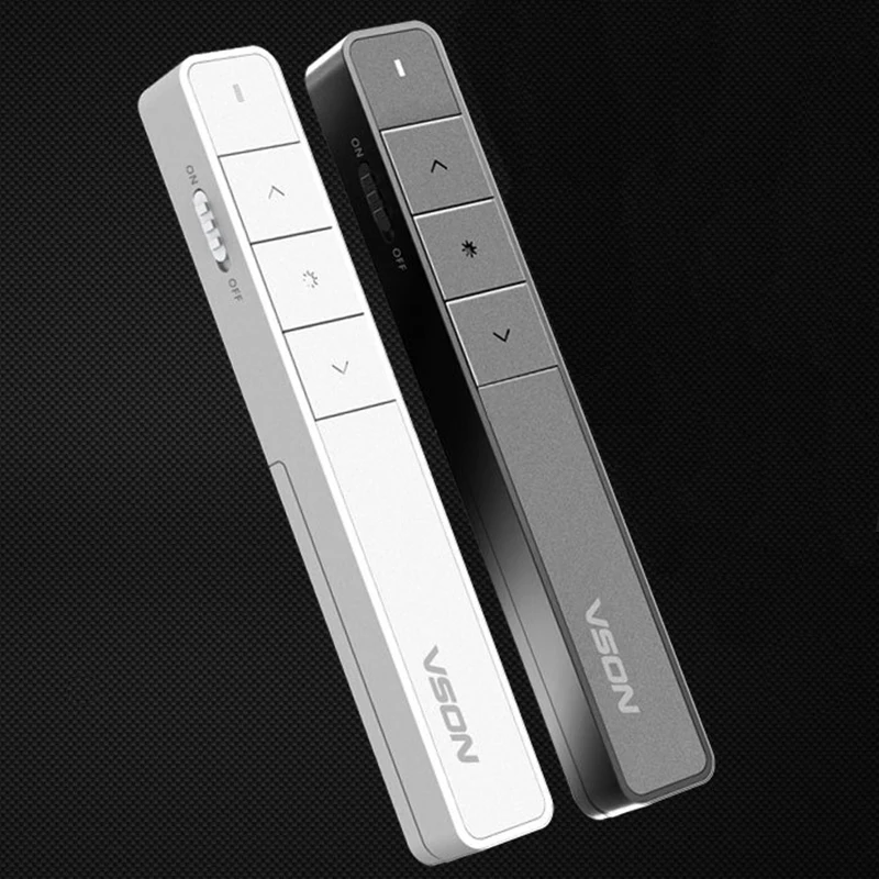 Беспроводная ведущая перезаряжаемая лазерная указка RF 2 4 GHz Powerpoint Clicker