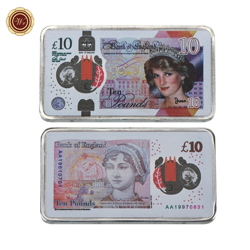 WR оптовая продажа принцессы Дианы 10 фунтов вызов бар последняя Роза Англии