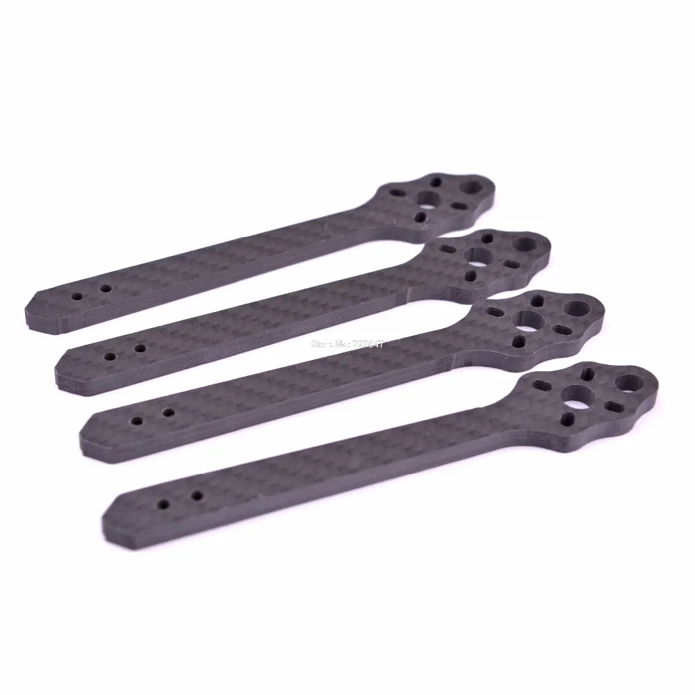 Only 4pcs Arms Джонни 5 дюймов 220 мм 5 мм дужки с золотой Алюминий винты true х каркасный комплект для беспилотного квадрокоптера FPV - Цвет: Only 4pcs Arms