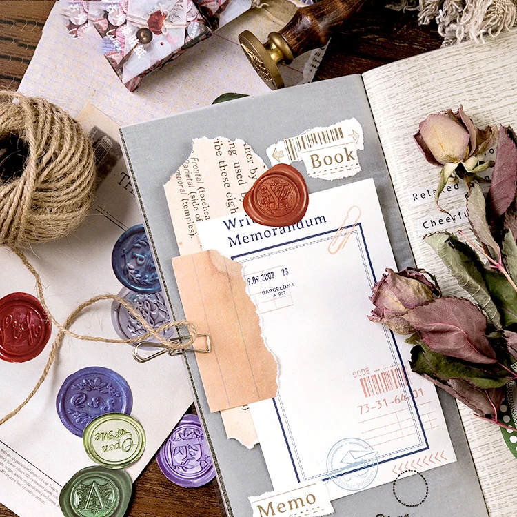 44 шт. наклейка для печати воска в подарок украшение на день рождения скрапбукинг