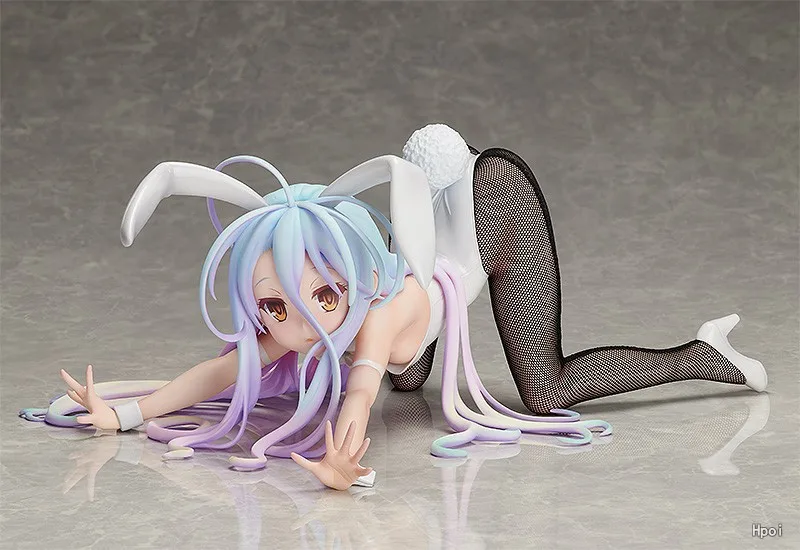 Аниме Нет игры нет жизни фигурку Широ Bunny Girl 1/4 весы сексуальная модель куклы