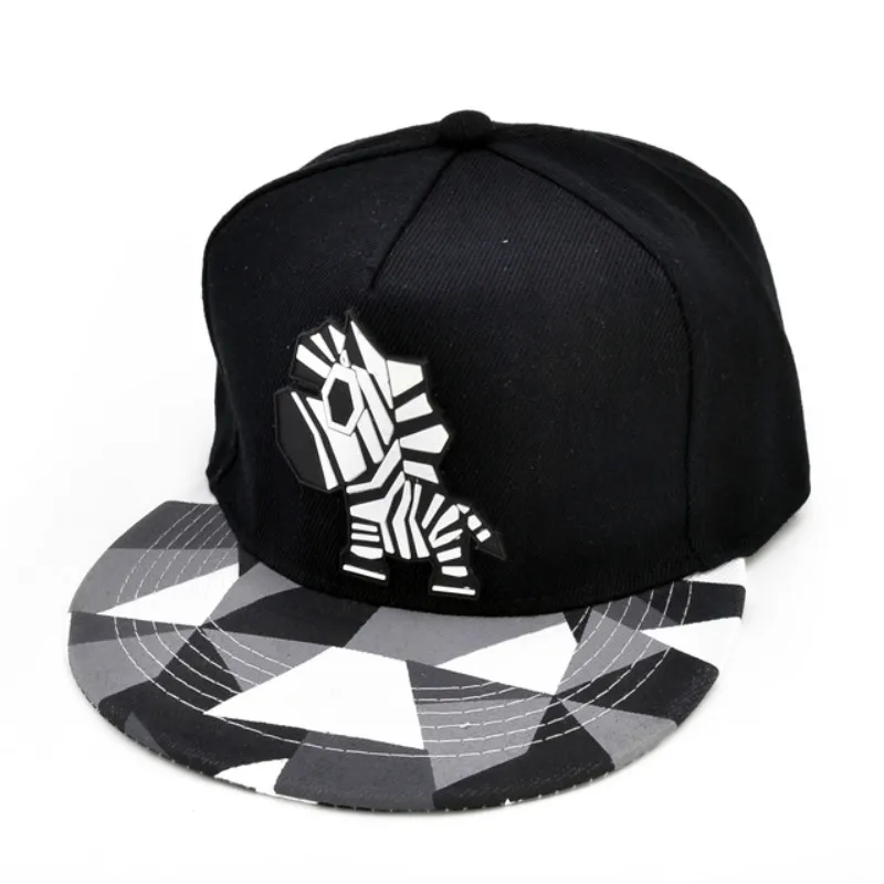

Lovers Hip-hop Cap Dad Bones Drake Hat Male Ms. Cute Zebra Rubber Hat Snapback Flat-brimmed Hat