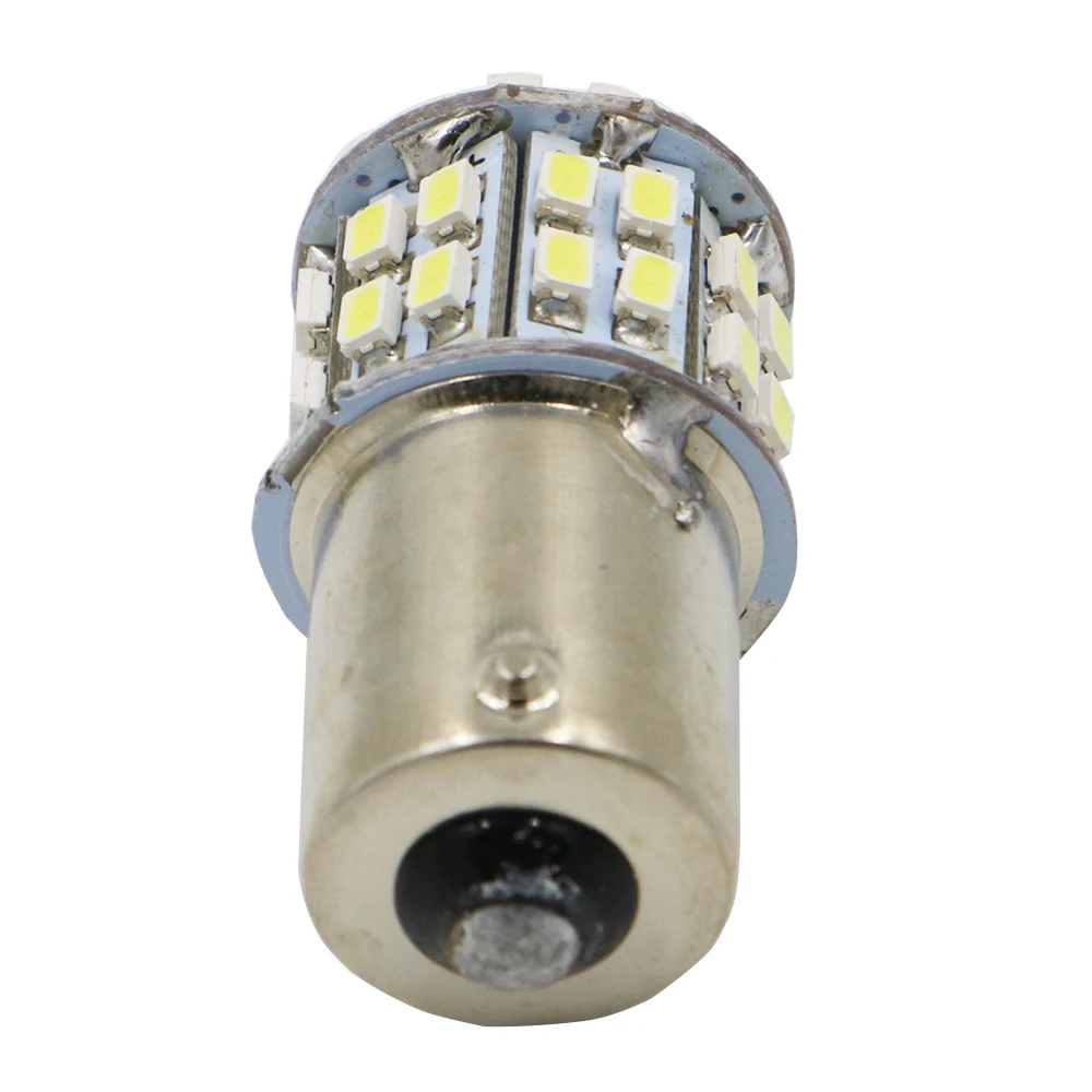 YSY 10PCS BA15S 1156 P21W 50SMD 1206 3030 50 Led SMD Car Brake Light Turn Signals Rear Parking Reverse Lamps S25 12V 24V White | Автомобили