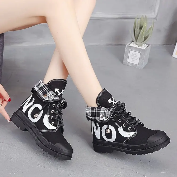 Женская обувь на плоской подошве женская дышащая парусиновая платформе со