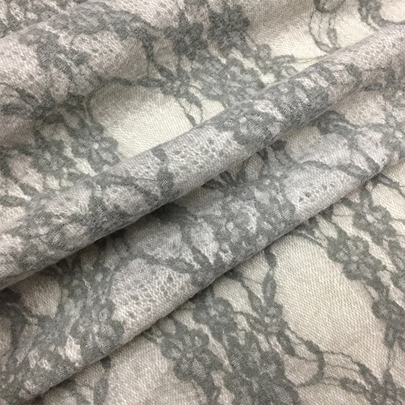 Горячая Распродажа трикотажная ажурная кружевная ткань сшитая вискоза