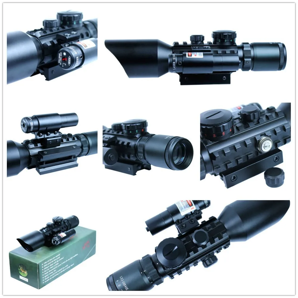 PRO M9C 3 10x40 E красный зеленый с подсветкой Mil dot оптический прицел тактический
