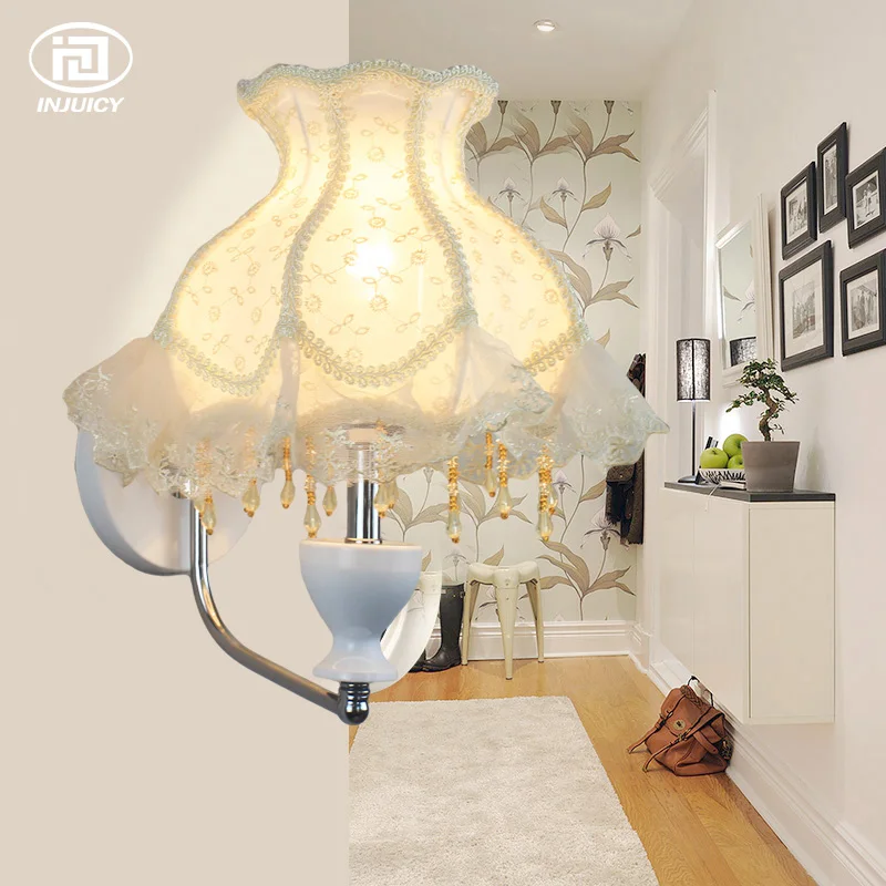 Современная светодиодная настенная лампа E27 в Европейском стиле романтическое