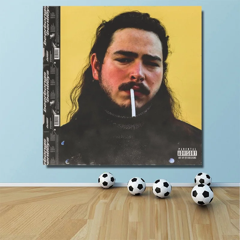 Постер Post Malone Beerbongs & Bentleys альбом музыкальная Обложка постер печать на холсте