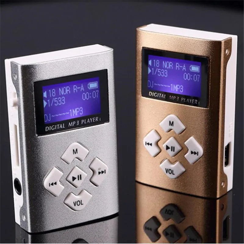 Mp3 Player USB Mini Clip MP3 LCD Screen Support 32GB Micro SD TF Card Radio Walkman Pocket Audio Song Subtitles 6 Colors | Электроника