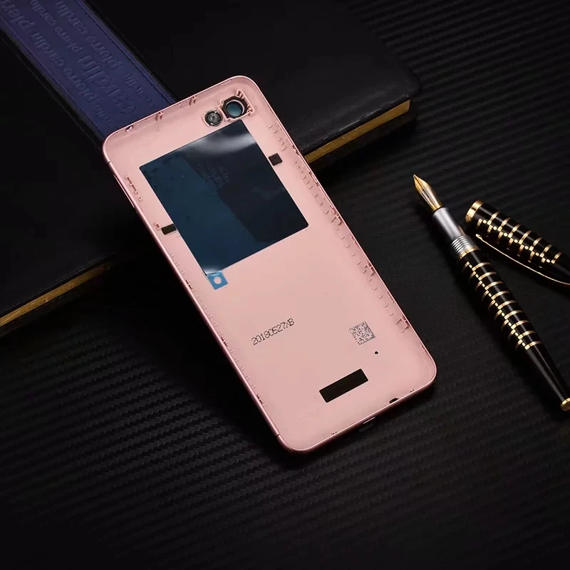 Корпус для Xiaomi Redmi 6A Redmi6A, Пластиковая Задняя крышка на батарейке, запасные части, чехол с кнопками, объектив камеры