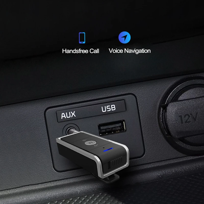 Bluetooth ресивер CALETOP BT10 4 2 стерео аудио 3 5 мм разъем громкой связи с микрофоном