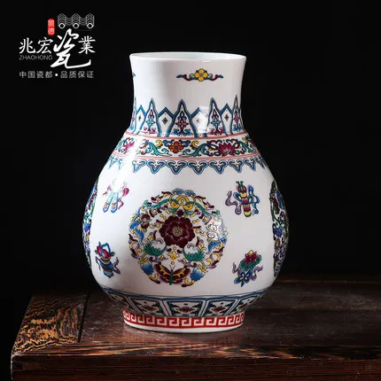 Siu Hong Jingdezhen керамика Искусство и ремесла комната мини ваза украшения Xianhe