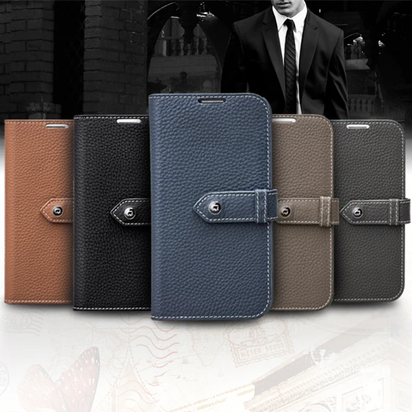 Новинка 2016 Стильный чехол QIALINO для сотового телефона Samsung Galaxy Note 3 III N9000 N9005 Лучший