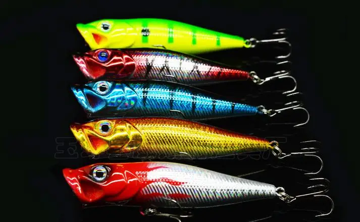 5pc/lot 5 Colors Artifical Bait Hard Fishing Lures 9cm 12g Sweater Minnow Lure Treble Hoooks LURE-46031 | Спорт и развлечения