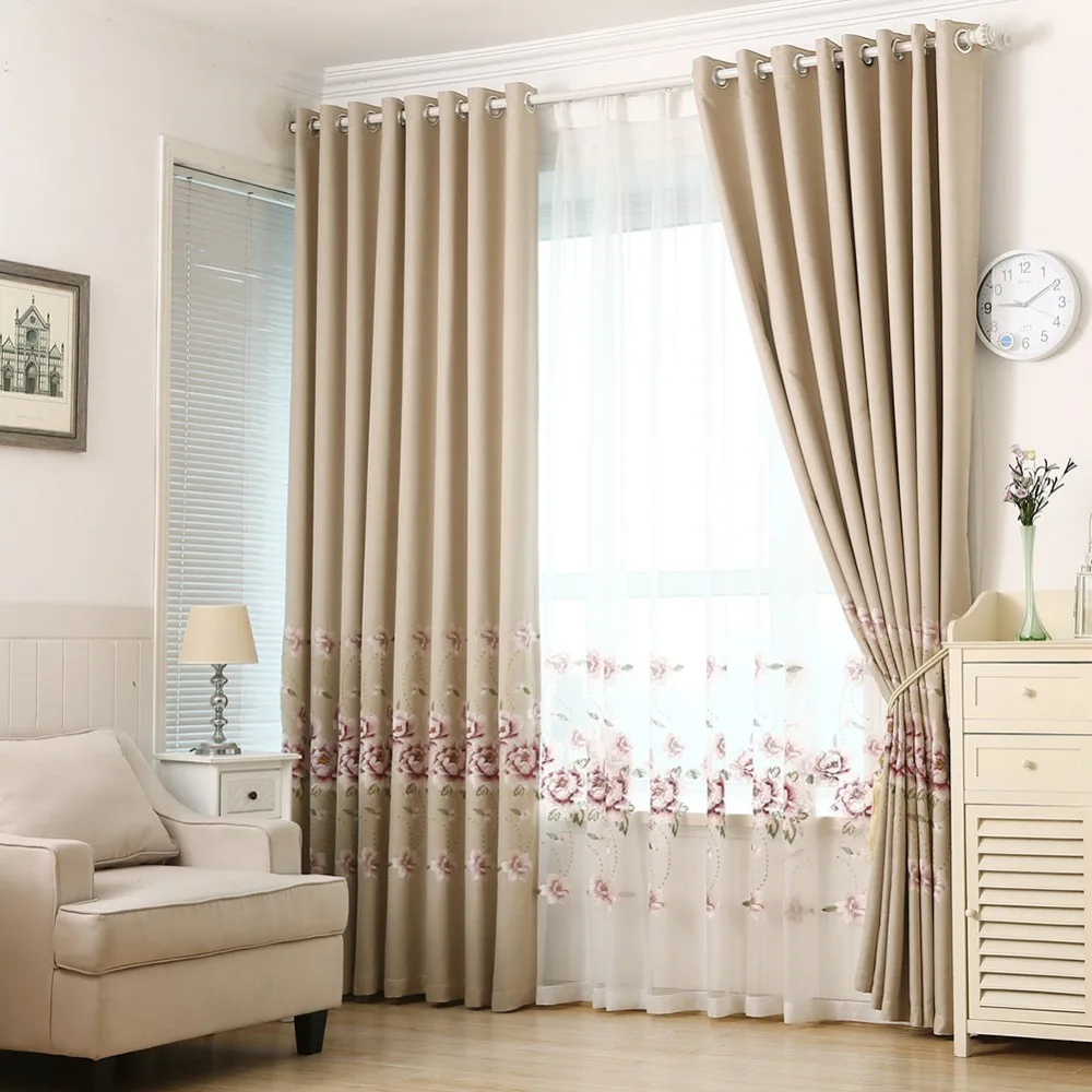 NAPEARL вышитые роскошные китайские шторы элегантные жалюзи панели Рождественский