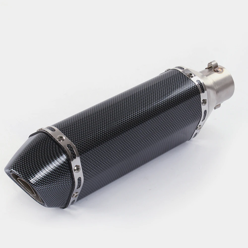 Мотоциклетная выхлопная средняя труба+ глушитель для Benelli 600 BJ600 BN600 Slip-On