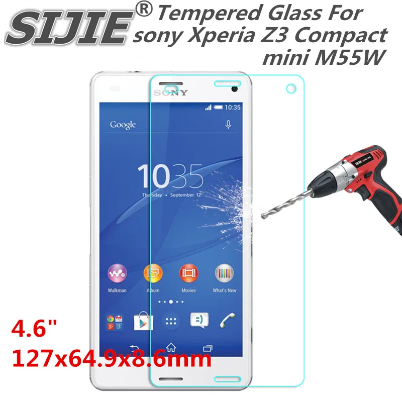 Закаленное стекло для sony Xperia Z3 Compact mini M55W 4 6 дюймов Защитная крышка экрана
