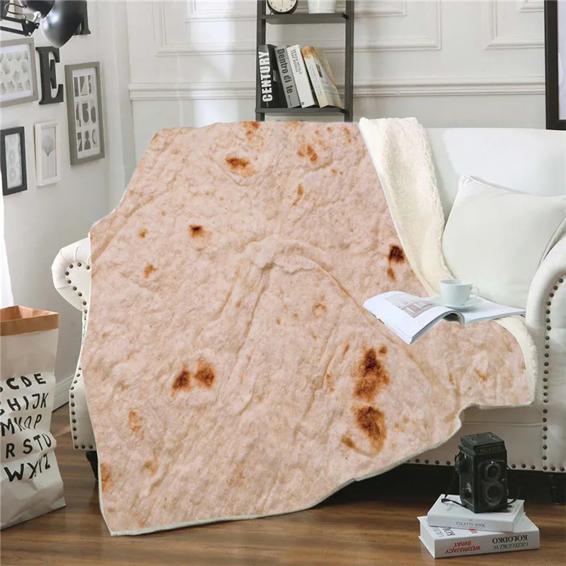 Burrito, новинка, одеяло, мягкая текстура, ткань тортилья, пледы, одеяло s, офис, семейный диван, кровать, Пита, одеяло s для взрослых и детей