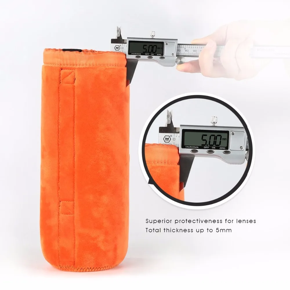 Чехол для объектива K & F CONCEPT 4 шт. мягкие чехлы из неопрена защиты линз размеры S M L