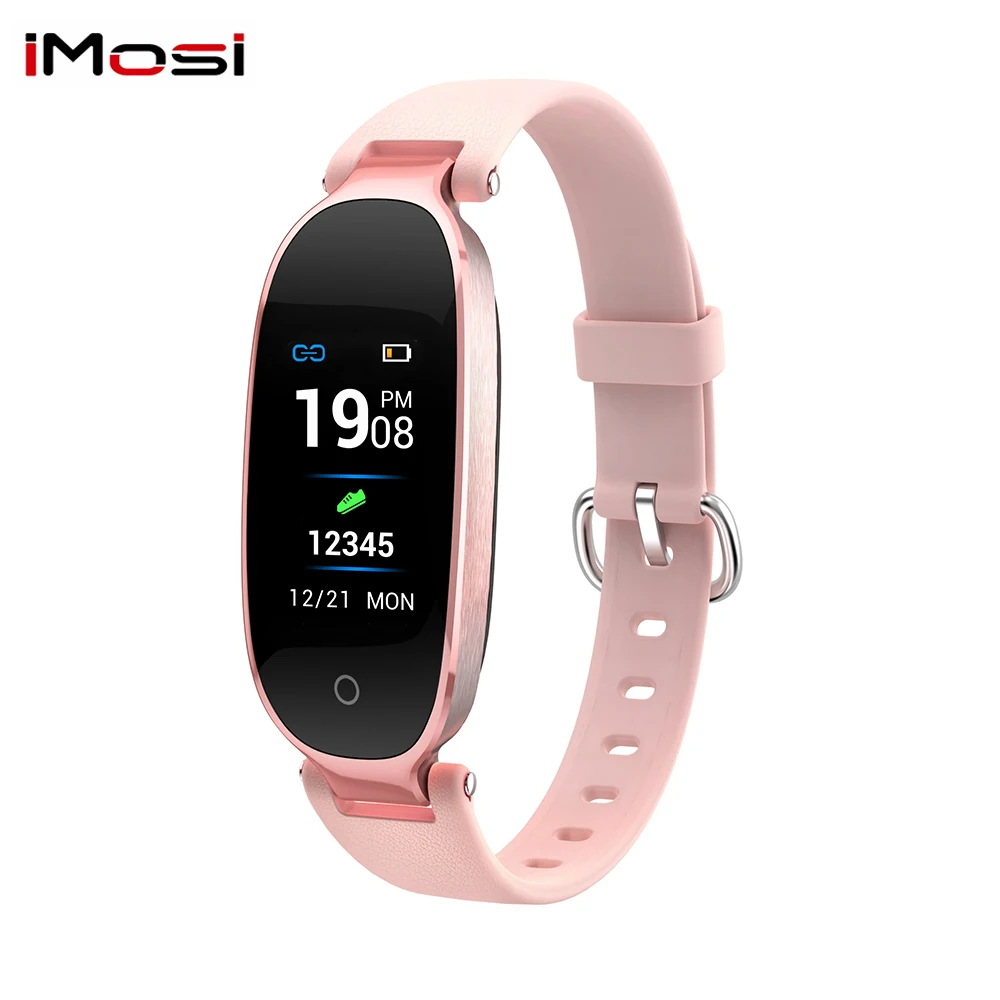 Женские Смарт-часы Imosi S3 Plus цветной экран водонепроницаемый смарт-браслет