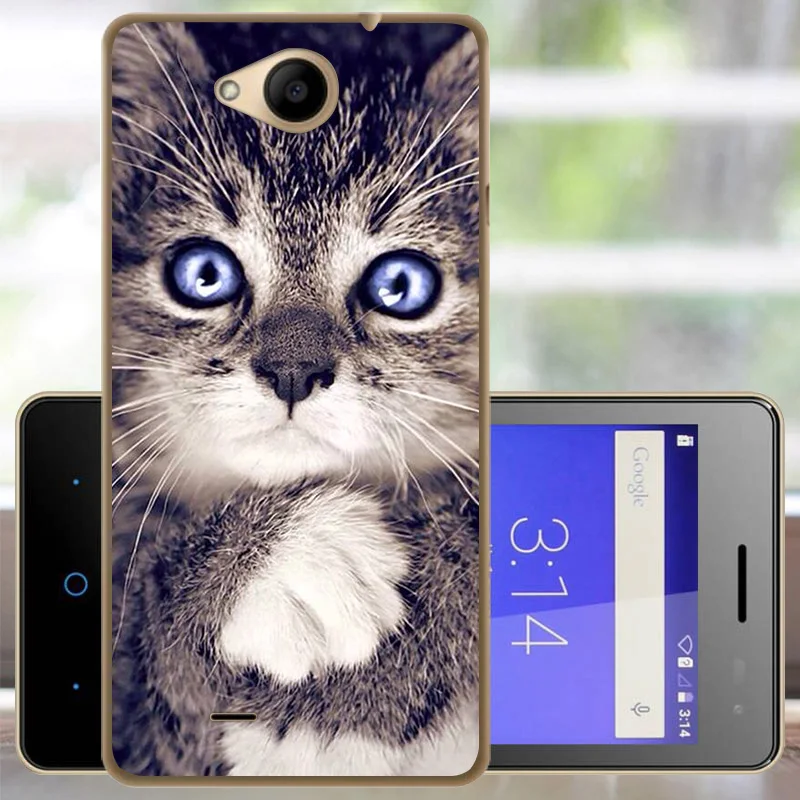 BZM FANATU zte T320 силиконовый чехол, 4,5 дюймов, мягкий ТПУ zte Blade GF3, чехол на заднюю панель с принтом, защитный чехол для телефона s для zte Blade GF3 Funda - Цвет: BZM
