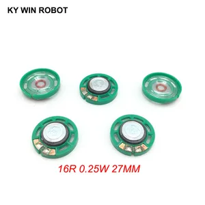 5 шт.лот Новый ультратонкий мини-динамик 16 Ом 0,25 Вт 0,25 Вт 16R динамик Диаметр 27 мм 2,7 см толщина 7 мм