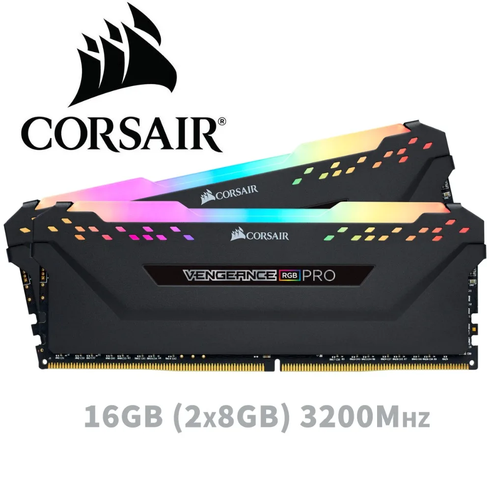 ОЗУ CORSAIR Vengeance RGB PRO DDR4 PC4 2x двухканальная 8 ГБ 16 32 3000 МГц 3200 3600 для настольного ПК |