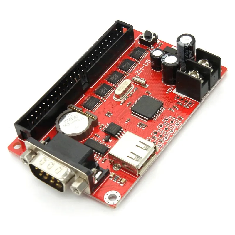 ZH-U5 USB и последовательный Порты разъёмы светодиодный Управление карты 4096*32 640*256