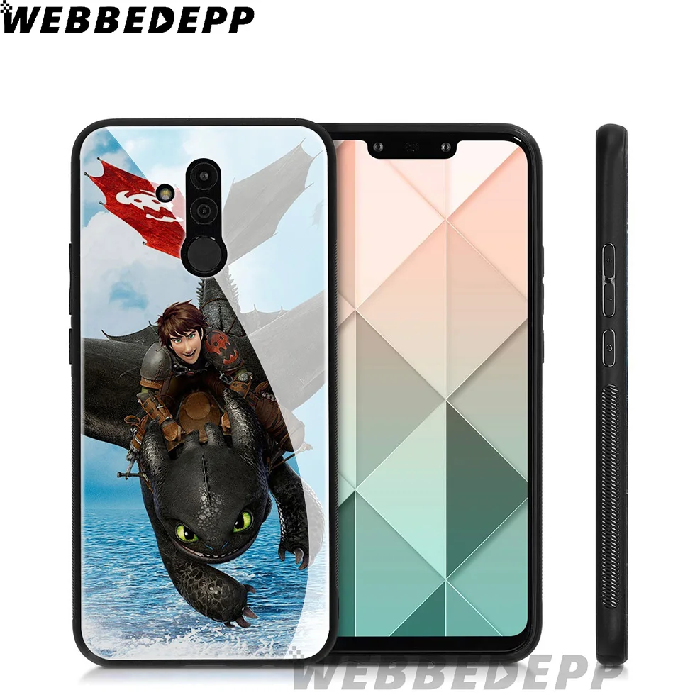 Чехол с закаленным стеклом Как приручить дракона 2 для Huawei Mate 20 P20 P10 P Smart 2019 2018 &amp
