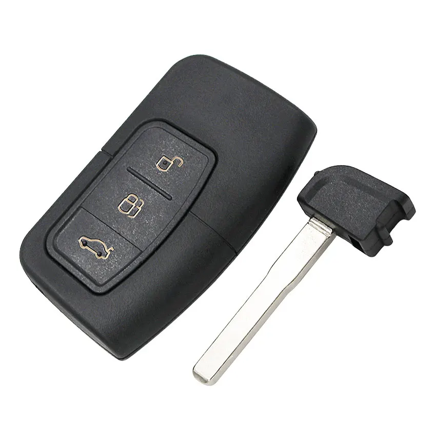 Умный чехол для ключа с дистанционным управлением 3 кнопки Ford Focus Mondeo Galaxy Kuga S Max C