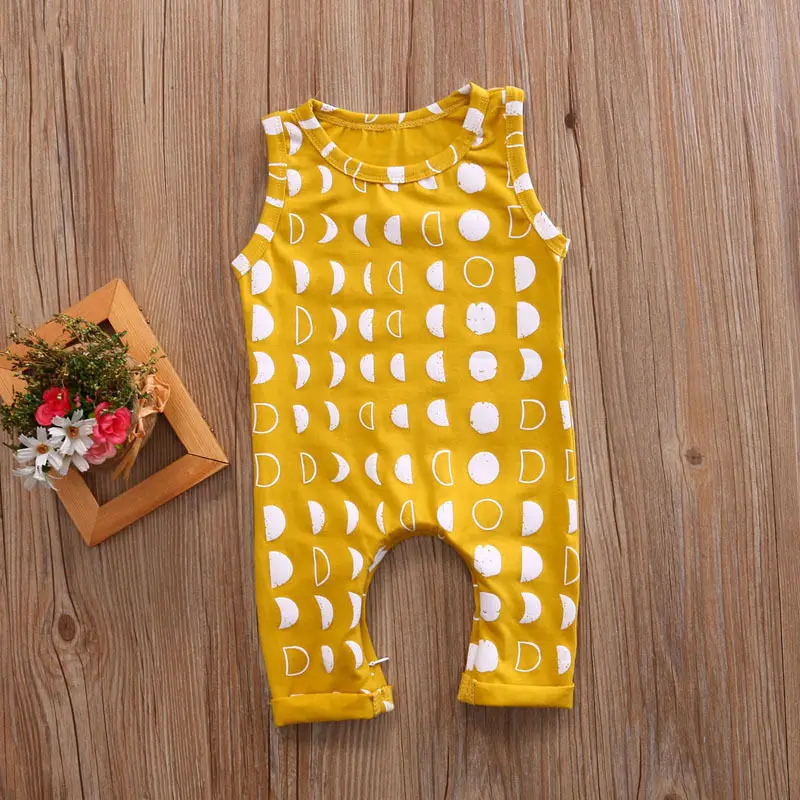 Комбинезон для новорожденных девочек и мальчиков 2018 комбинезон с принтом одежда