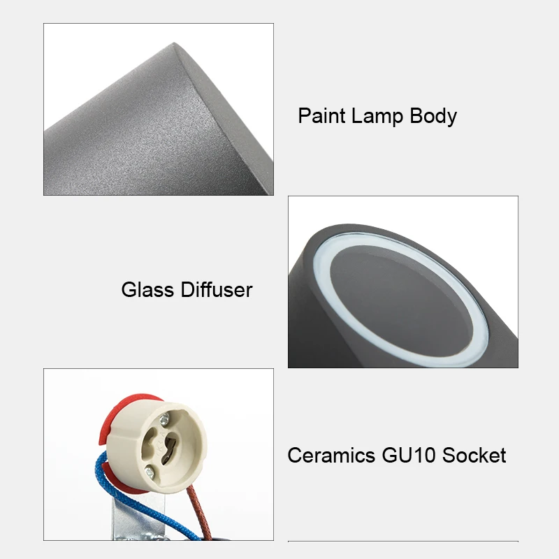 Настенный светильник светодиодный водонепроницаемый для ванной комнаты IP54 |