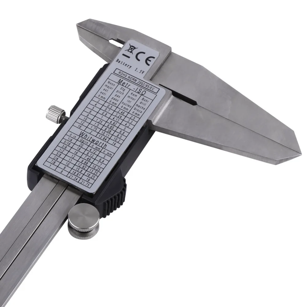 Электронный штангенциркуль 12 дюймов цифровой 300 мм микрометр с большим ЖК