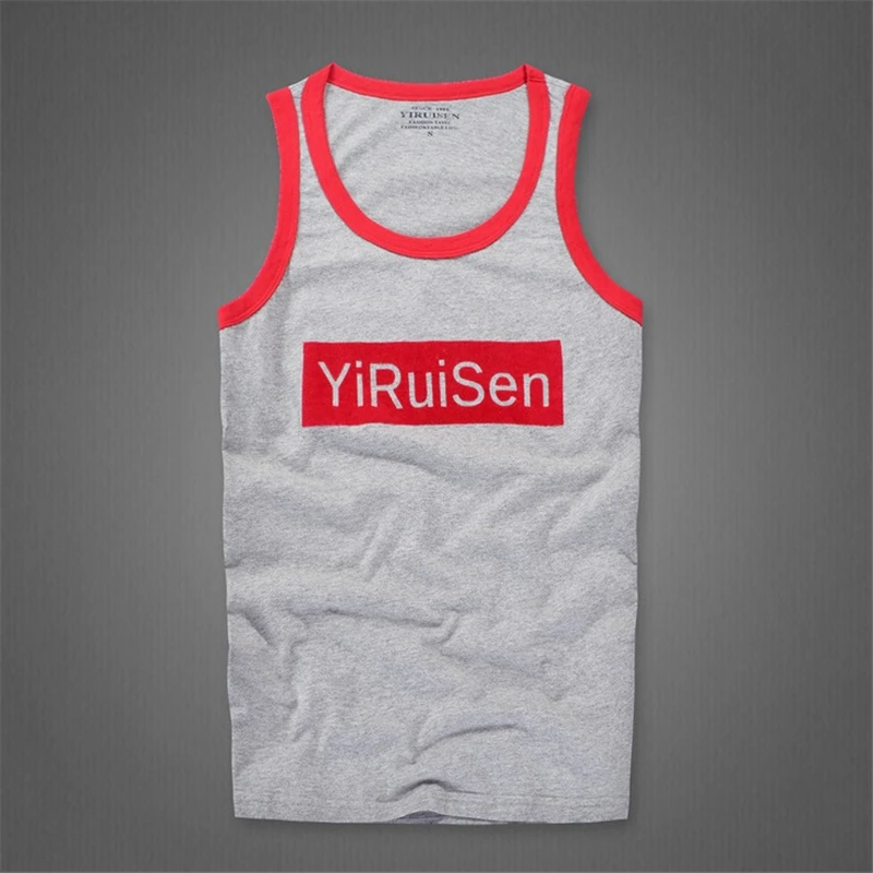 2018 New Fitness Cotton Men Tank Top High quality Fashion Bodybuilding Letter | Мужская одежда