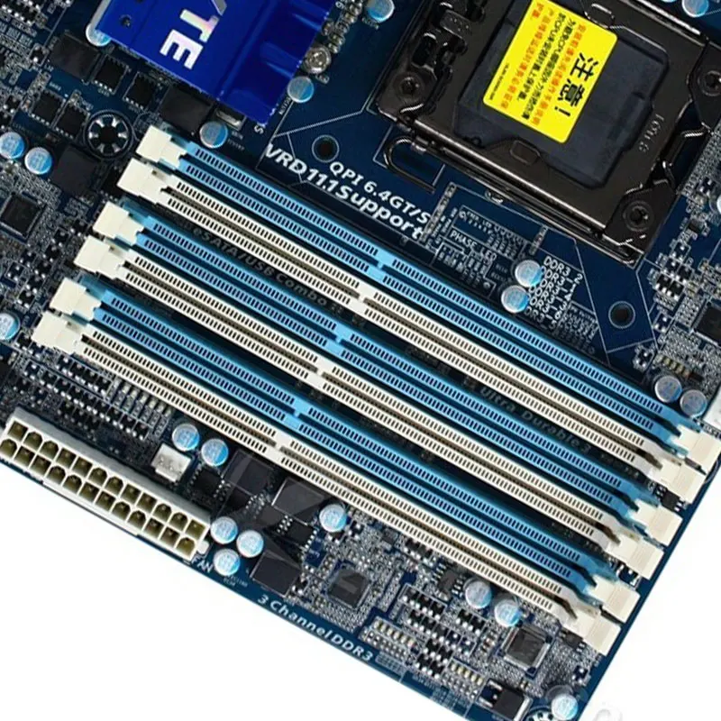 GIGABYTE GA-X58A-UD3R рабочего Материнская плата LGA1366 i7 DDR3 24G блок питания ATX