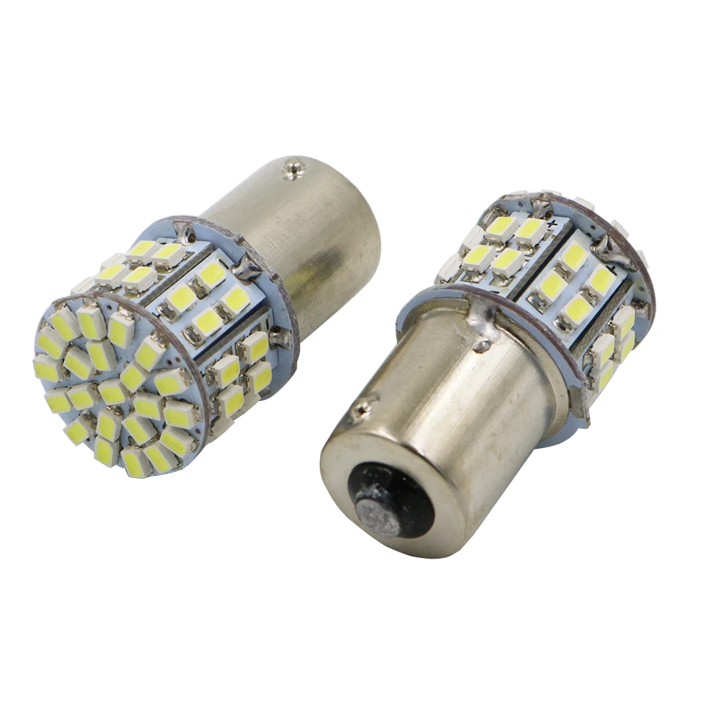 Y 100X BA15S 1156 P21W 50 SMD 1206 12V 1157 Bay15d Led Автомобильный свет тормозные поворотники задние