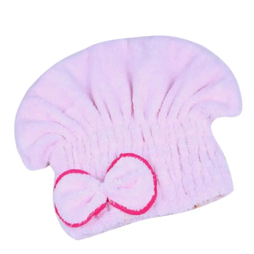 Атласный капот микрофибра HairTextile тюрбан шапка для быстрой сушки волос шапочка