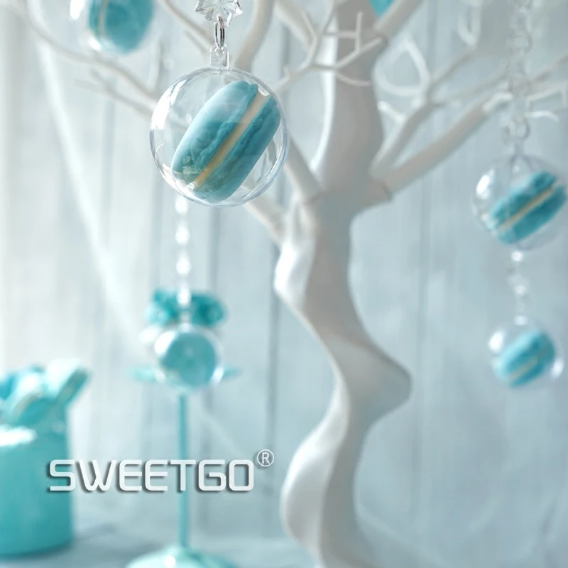 Свадебное украшение SWEETGO дерево из белой смолы имитация дерева с макронами